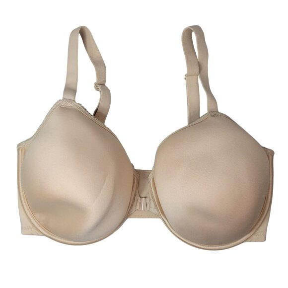 Wacoal Basic Beauty Contour Underwire Bra Tan 40DD Light Pad Adj Strap #853292 - Picture 1 of 10